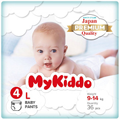 Mykiddo Premium Трусики-подгузники детские L 9-14кг N36