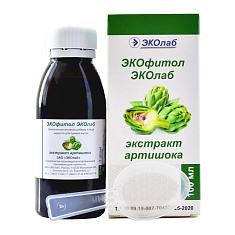 Экофитол Экстракт артишока 100мл флакон с мерной ложкой Эколаб