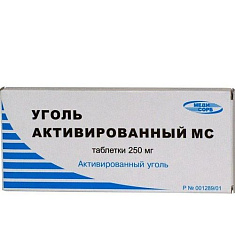 Уголь Активированный МС таблетки 250мг N50