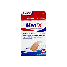 Farmacerotto Classico Пластыри фиксирующие водонепроницаемые цвет бежевый 25х72мм N12