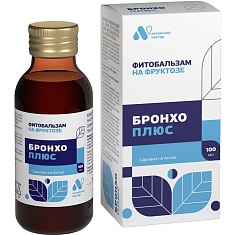 Алтайский нектар Фитобальзам на фруктозе Бронхо плюс жидкость 100мл