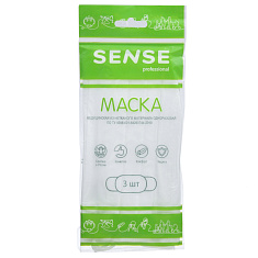 Маска медицинская трехслойная SENSE N3