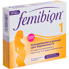 Фемибион 1 таблетки п.п.о. N28