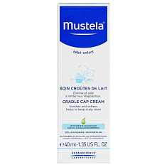 Mustela Бебе Крем для кожи головы при молочных корочках 40 мл
