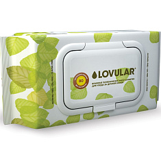 Lovular Cалфетки влажные для детей с фито-пропиткой N40