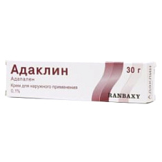 Адаклин крем д/наружн применения 0,1% 30г N1 туба