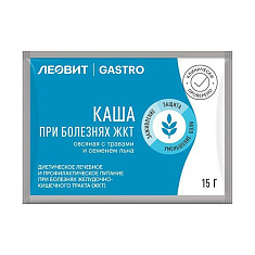 Леовит Gastro Каша овсяная с травами и семенем льна пакет 15г