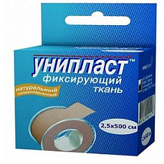 Лейкопластырь 2,5х500см Унипласт натурал