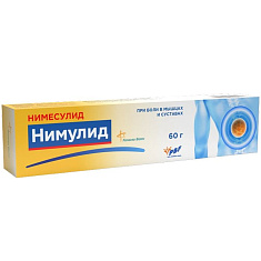 Нимулид гель для наружного применения 1% 60г Панацея