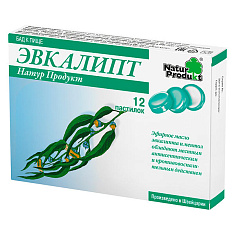 Эвкалипт пастилки Натур Продукт 2,5г №12