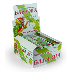 Баба-яга конфеты жевательные со вкусом яблока 11г