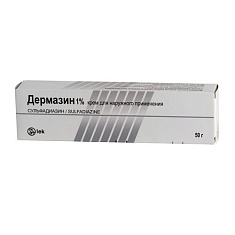 Дермазин крем д/наружн применения 1% 50г туба
