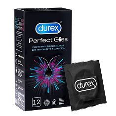 DUREX презервативы Perfect Gliss №12