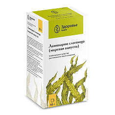Ламинарии слоевища морская капуста 50г Здоровье
