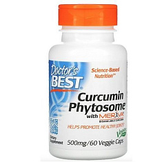 Doctors Best Экстракт куркумы капсулы 790мг №60