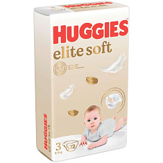 Huggies Подгузники детские Elite Soft 3/5-9кг N72