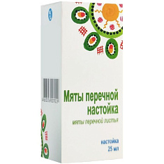 Мяты перечной настойка 25мл Кировская ФФ