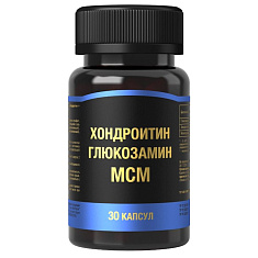 Хондроитин + глюкозамин + МСМ капсулы 1000мг №30