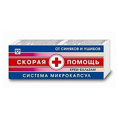 Скорая помощь крем-бальзам от синяков и ушибов 75мл N1 туба