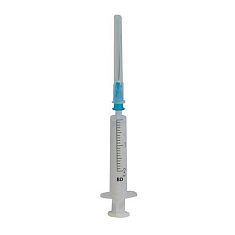 Шприц 3-компонентный одноразовый 2мл игла 23G (0,63x32) SFM N1