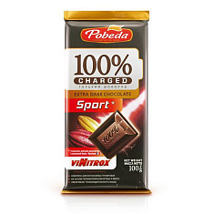 Шоколад Горький Charged Sport 100гр