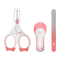 Roxy-Kids Маникюрный набор 3в1 детский 0+ розовый
