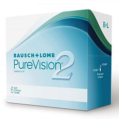 Линзы контактные Bausch & Lomb pure vision 2 BALAFILCON A N6 /-10,00