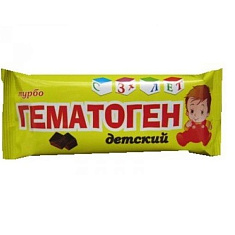 Гематоген турбо детский 30г