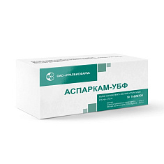 Аспаркам-УБФ таблетки 175мг+175мг N50
