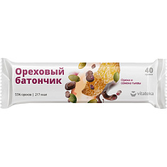 Vitateka батончик мюсли орех с тыквицей с витамином С 40г