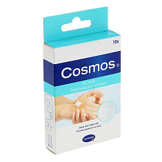 COSMOS Aqua Пластырь водоотталкивающий 3 размера 10 шт