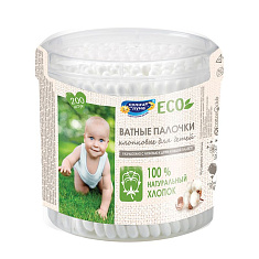 Солнце и Луна Eco Ватные палочки для детей N200 стакан