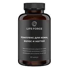 Life Force Комплекс для кожи волос и ногтей капсулы 780мг N60