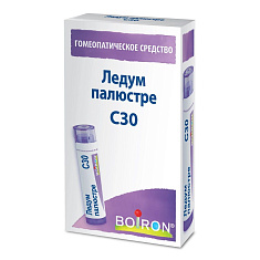 Ледум Палюстре С30 Гомеопатический монокомпонентный препарат гранулы гомеопатические 4г Буарон