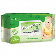Pamperino Салфетки влажные без отдушки N80
