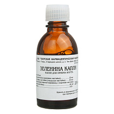 Зеленина капли 25 мл Тверская фф