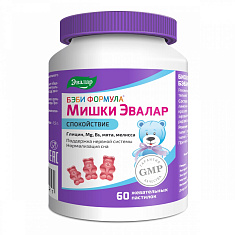 Бэби Формула мишки Спокойствие пастилки жевательные N60