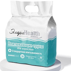 ЭлараHealth Normal подгузники-трусики для взрослых впитывающие трусы M N36