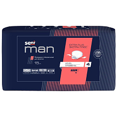 Seni Мен Экстра Плюс вкладыши урологические для мужчин уровень 4 N15