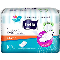 Прокладки Белла classic nova comfort drainette N10