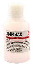 Аммиак раствор для наружного применения и ингаляций 10% 40мл N1 Самарамедпром