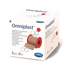 Омнипласт пластырь гипоаллергенный тканевый бежевый 5мх5см OMNIPLAST