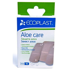 Ecoplast Набор полимерных пластырей Aloe Care N16