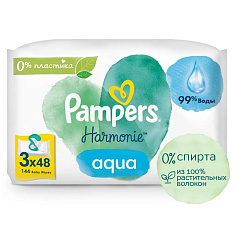 Pampers Салфетки влажные детские Harmonie New Baby N46