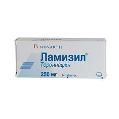 Ламизил таблетки 250мг N14