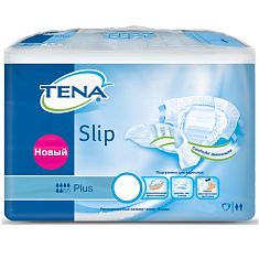 Подгузники Тена слип плюс р.M (70-110см) N10