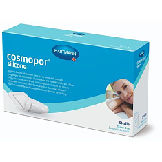 Cosmopor Silikon Повязка впитывающая пластырного типа с контактным слоем из силикона 15х8см N5