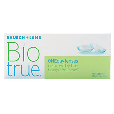 Линзы контактные однодневные Bio true one day №30 /-6,50
