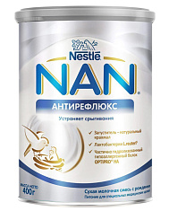 НАН антирефлюкс сухая молочная смесь с рождения 400г