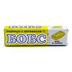 БОБС леденцовая карамель со вкусом медово-лимонным N10
